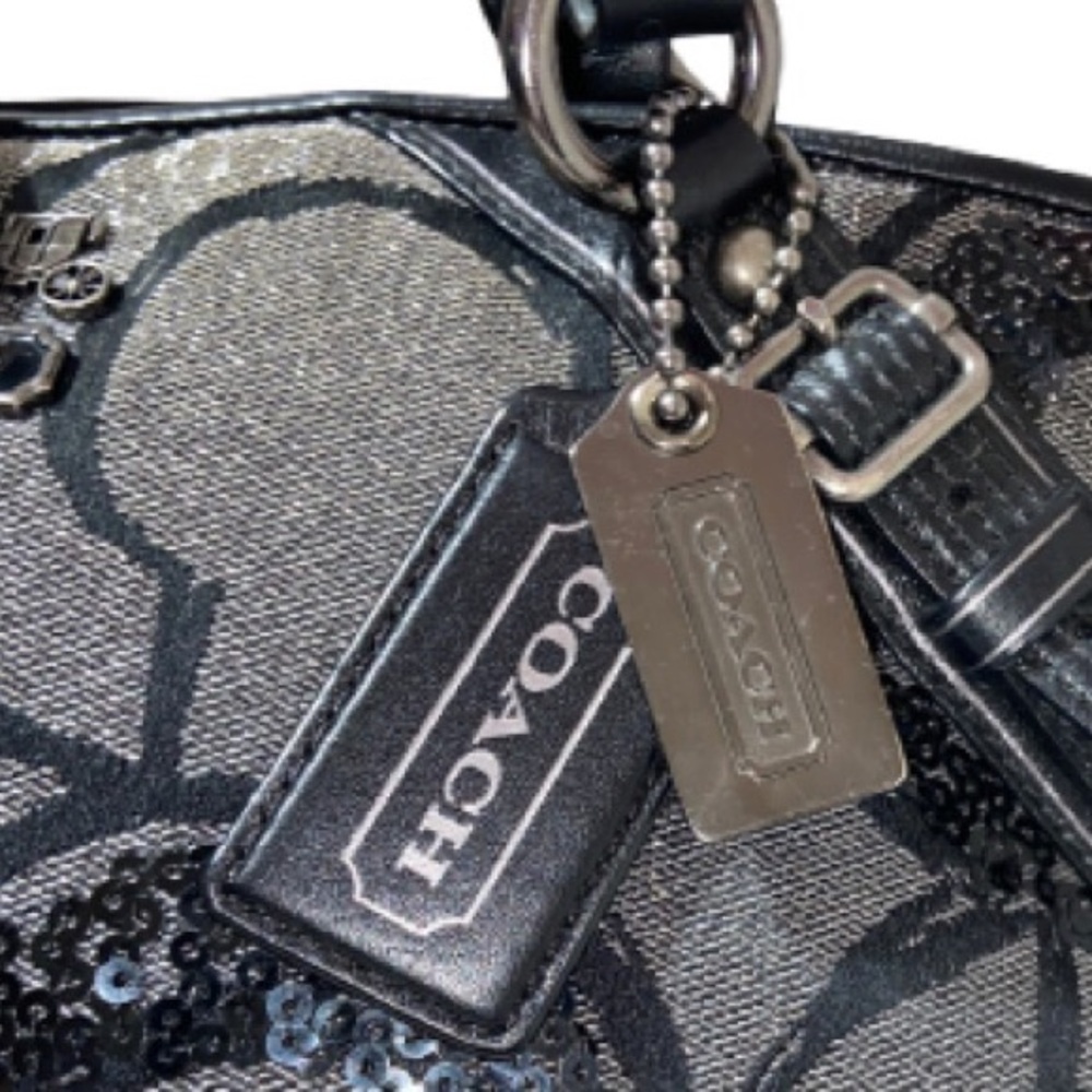 Coach 2010 Madison Signature Op Art Sophia Sequin, excellent condition - Picture 2 of 6